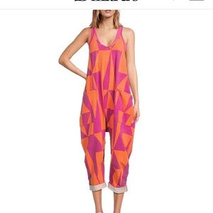 Free People Hot Shot Printed Onesie